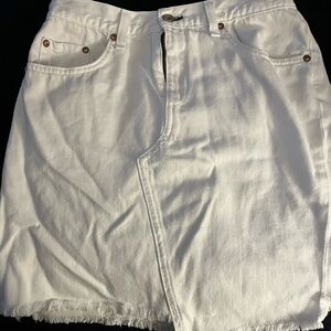 White denim Rag and Bone size 26 skirt